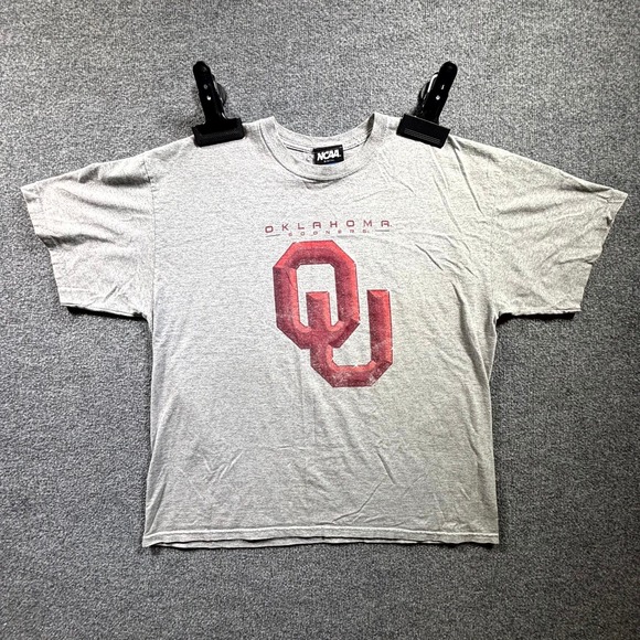 KA Inc Other - NCAA Oklahoma Sooners KA Inc Shirt Men's XL Gray Football Team Graphic Cotton